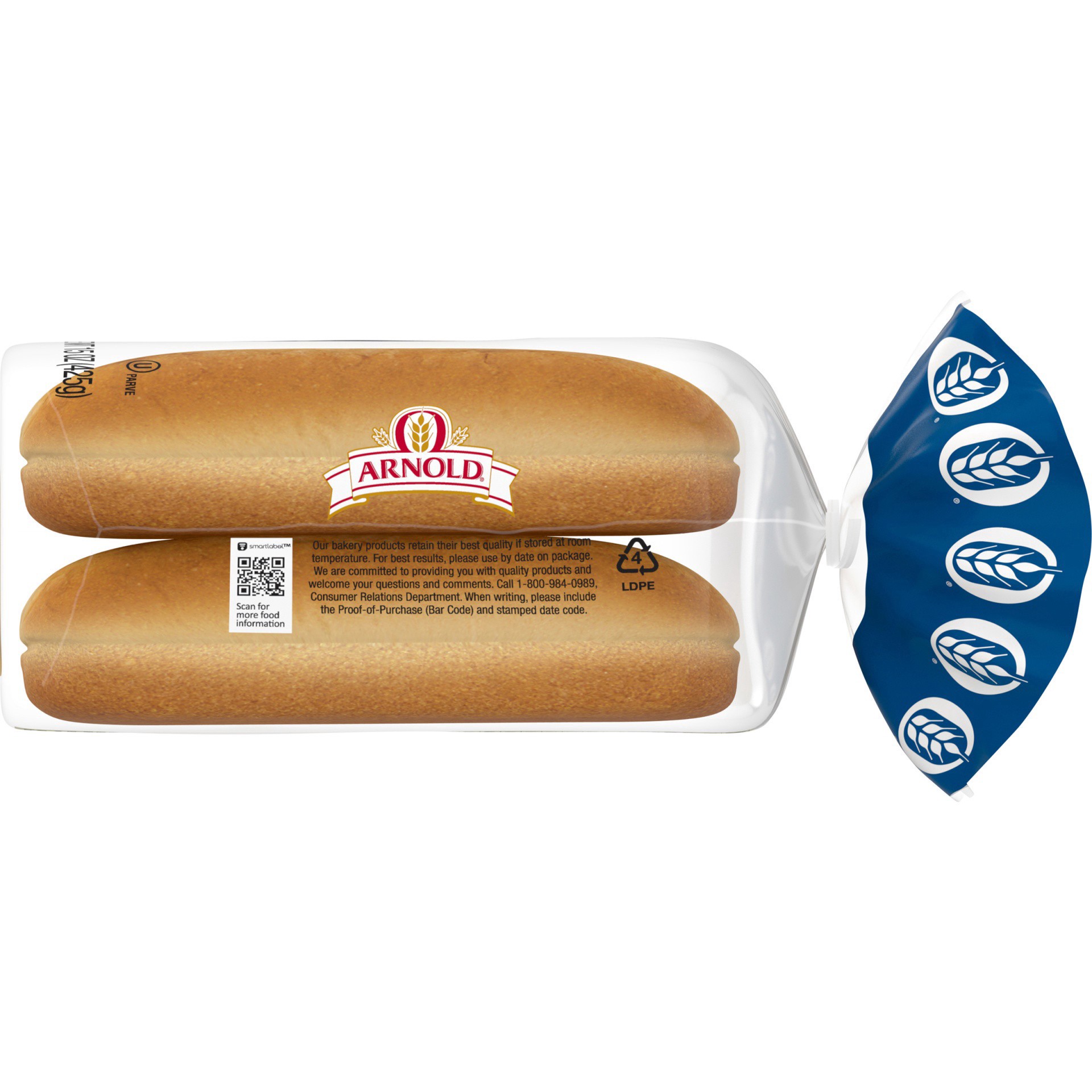 slide 2 of 9, Arnold Sub Rolls, 6 count, 15 oz, 6 ct