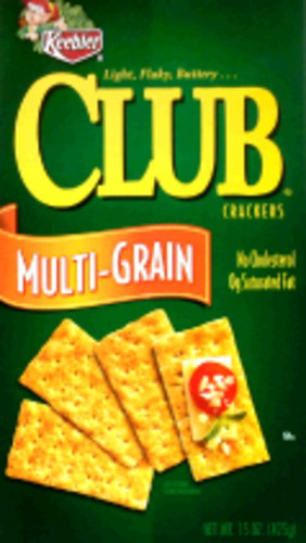 slide 1 of 1, Keebler Club Multi-Grain Crackers, 12.7 oz