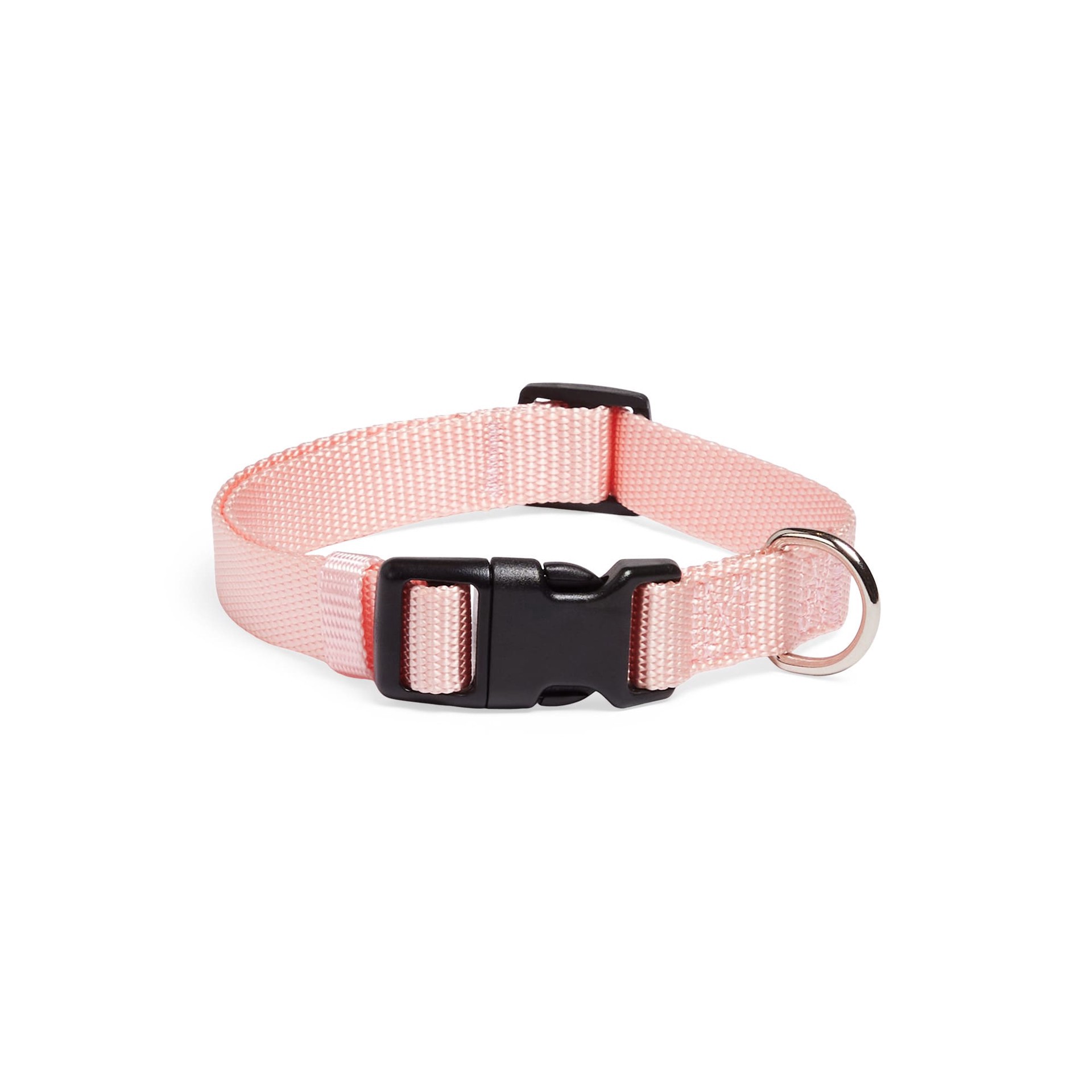 slide 1 of 1, YOULY Adjustable Dog Collar, Light Pink, Medium, MED