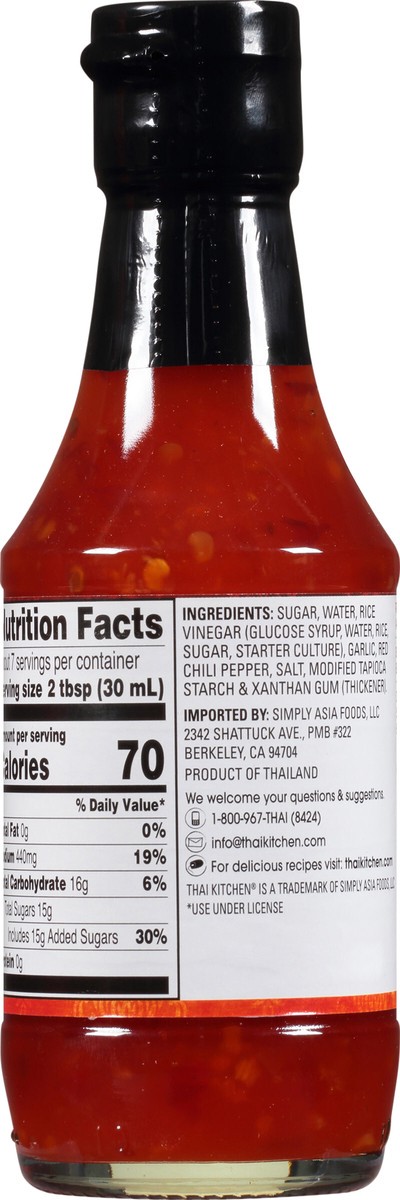 slide 7 of 7, Thai Kitchen Gluten Free Sweet Red Chili Dipping Sauce, 6.57 fl oz, 6.57 fl oz