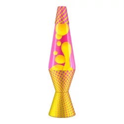 Schylling Halftone Burst Lava Lamp - Yellow/Pink