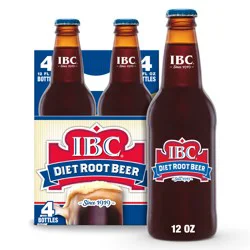 IBC Diet IBC Root Beer Soda- 4 ct