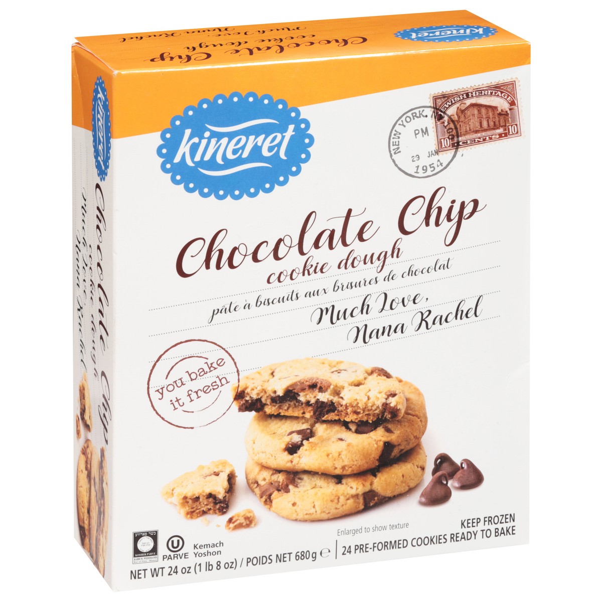 slide 11 of 14, Kineret Chocolate Chip Cookie Dough - 24 ct, 24 ct