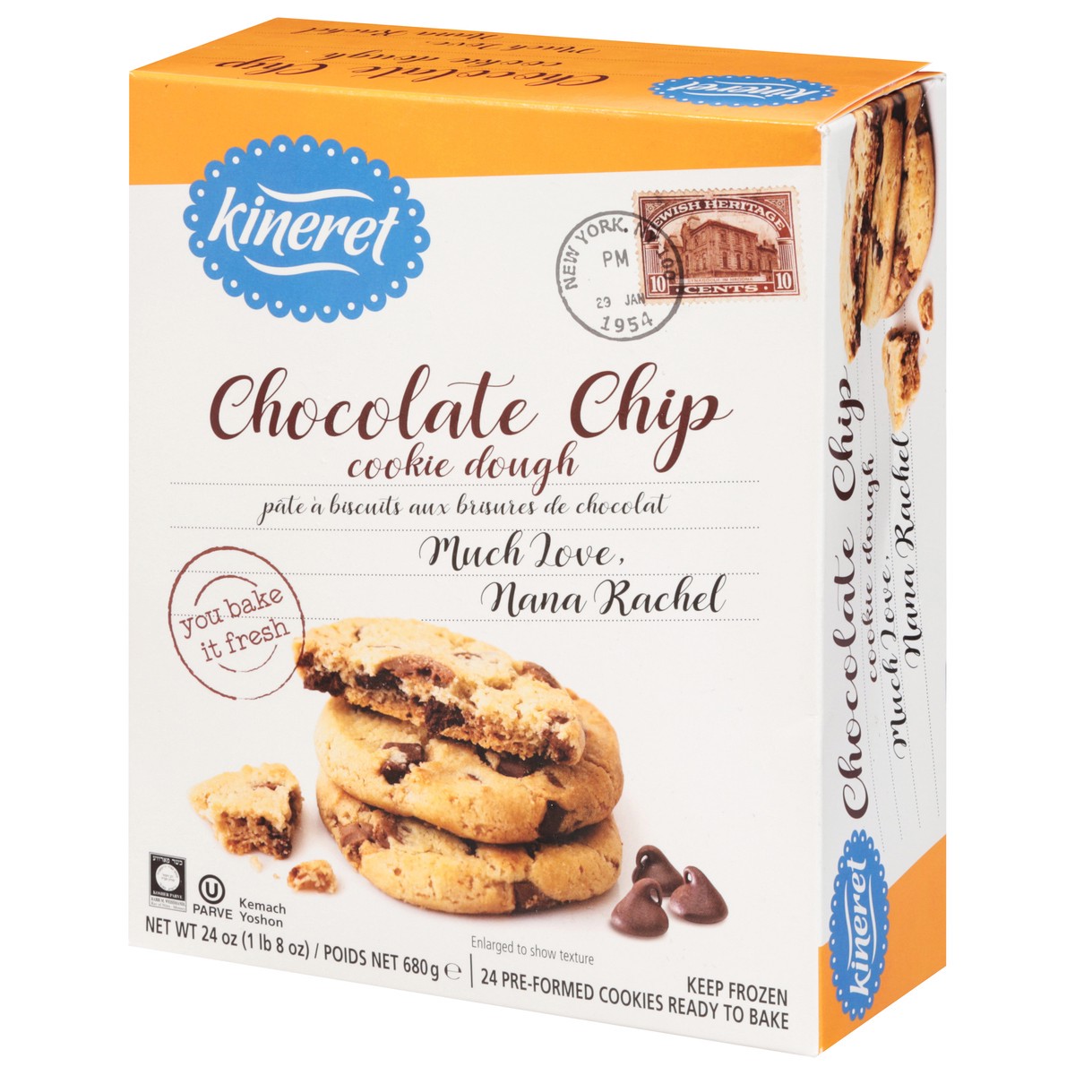slide 8 of 14, Kineret Chocolate Chip Cookie Dough - 24 ct, 24 ct