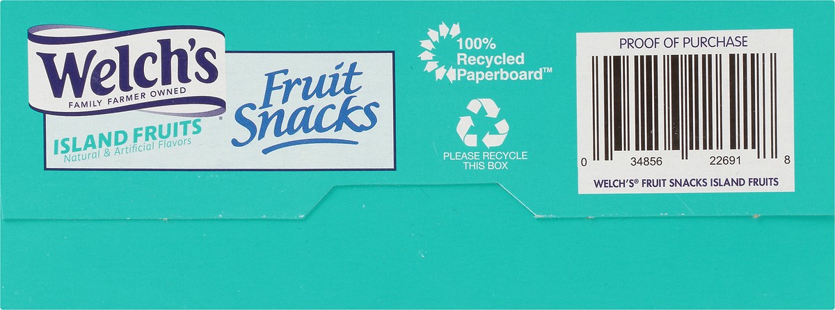 slide 4 of 9, Welch's Fruit Snacks, Island Fruits, 0.9 Ounces, 22 Pouches, 19.8 oz