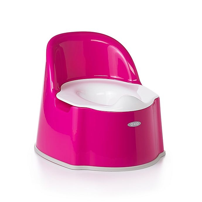 slide 1 of 7, OXO Tot Potty Chair - Pink, 1 ct
