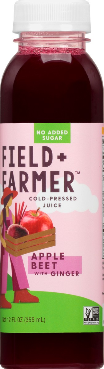 slide 10 of 10, Field + Farmer Cold-Pressed Apple Beet Juice 12 oz, 12 oz