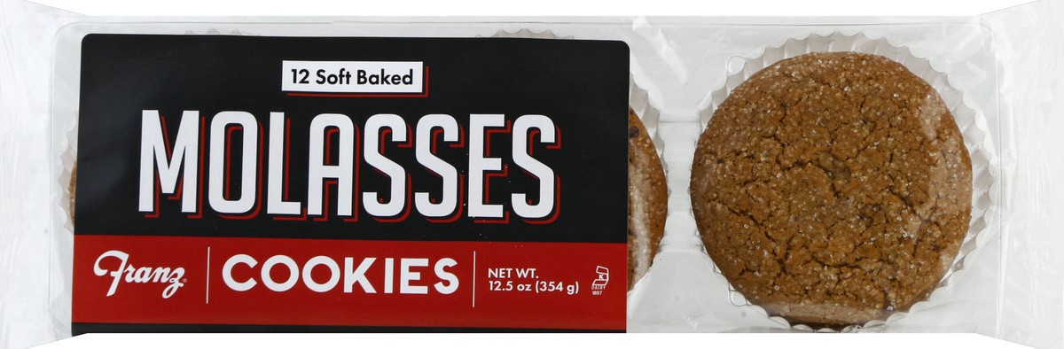 slide 3 of 5, Franz Bake Shoppe Molasses Cookies, 12.5 oz