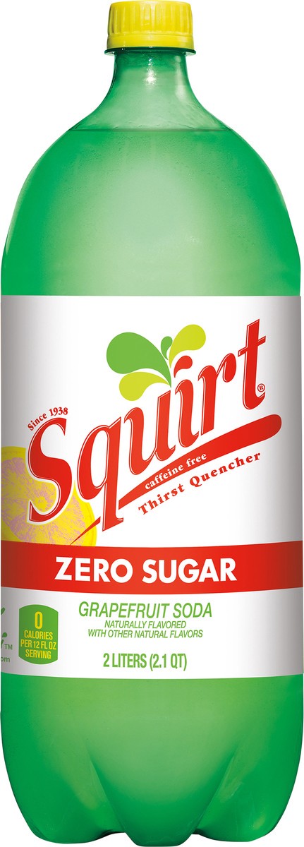 slide 2 of 10, Squirt Zero Sugar Grapefruit Soda 2.1 qt, 2.10 qt