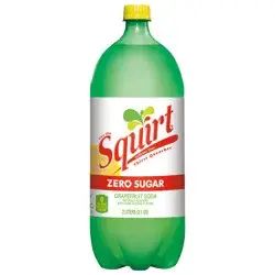 Squirt Zero Sugar Grapefruit Soda, 2 L bottle