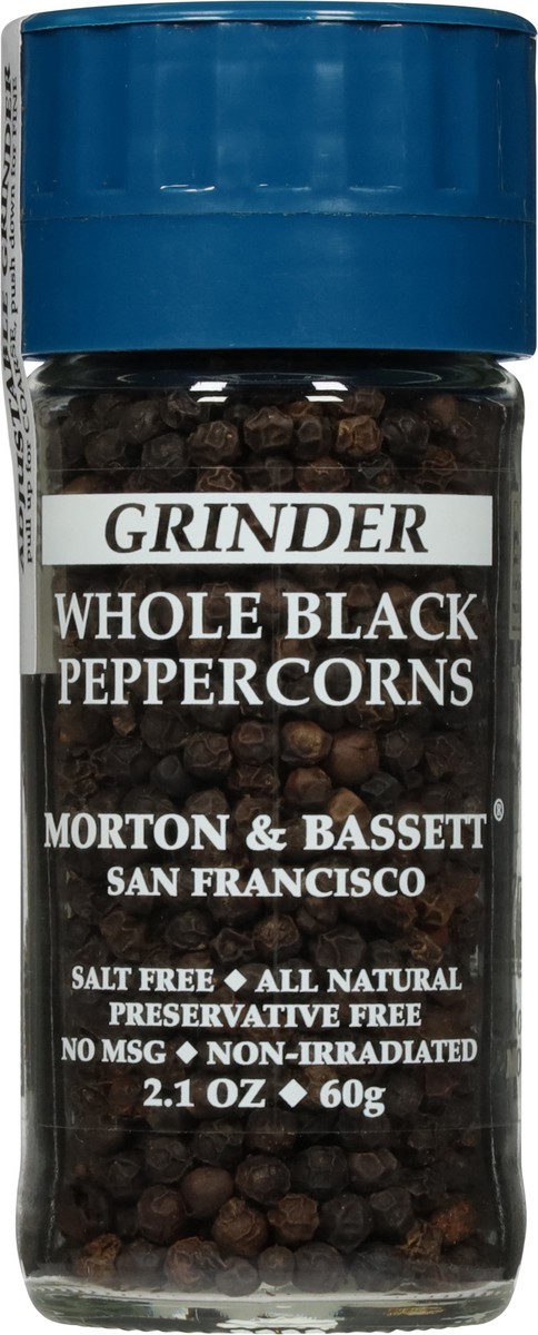 slide 4 of 11, Morton & Bassett Spices Morton & Bassett Grinder Whole Black Peppercorns, 2.1 oz