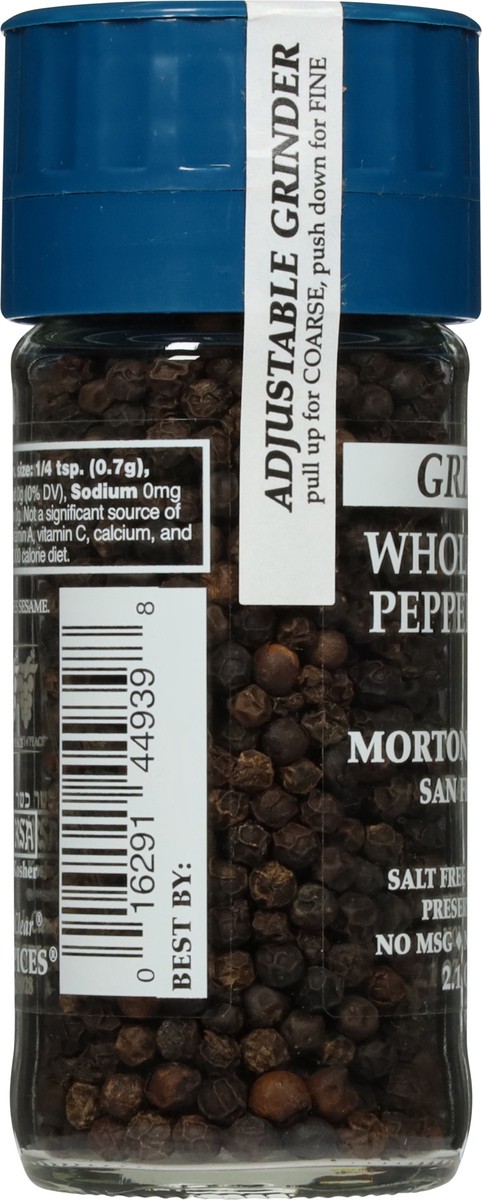 slide 3 of 11, Morton & Bassett Spices Morton & Bassett Grinder Whole Black Peppercorns, 2.1 oz