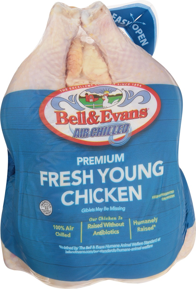 slide 10 of 12, Bell & Evans Premium Fresh Young Chicken 1 ea, per lb