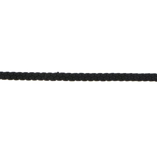 slide 1 of 3, 1/4" Black Faux Leather Trim By Celebrate It, 