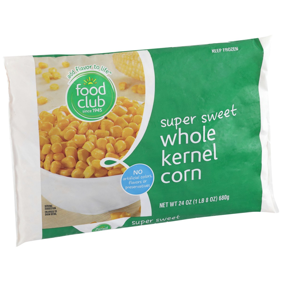 slide 2 of 9, Food Club Super Sweet Whole Kernel Corn, 24 oz