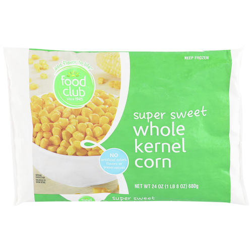 slide 1 of 1, Food Club Super Sweet Whole Kernel Corn, 24 oz