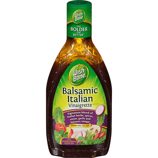 slide 1 of 1, Wish-Bone Dressing, Balsamic Italian Vinaigrette, 16 fl oz