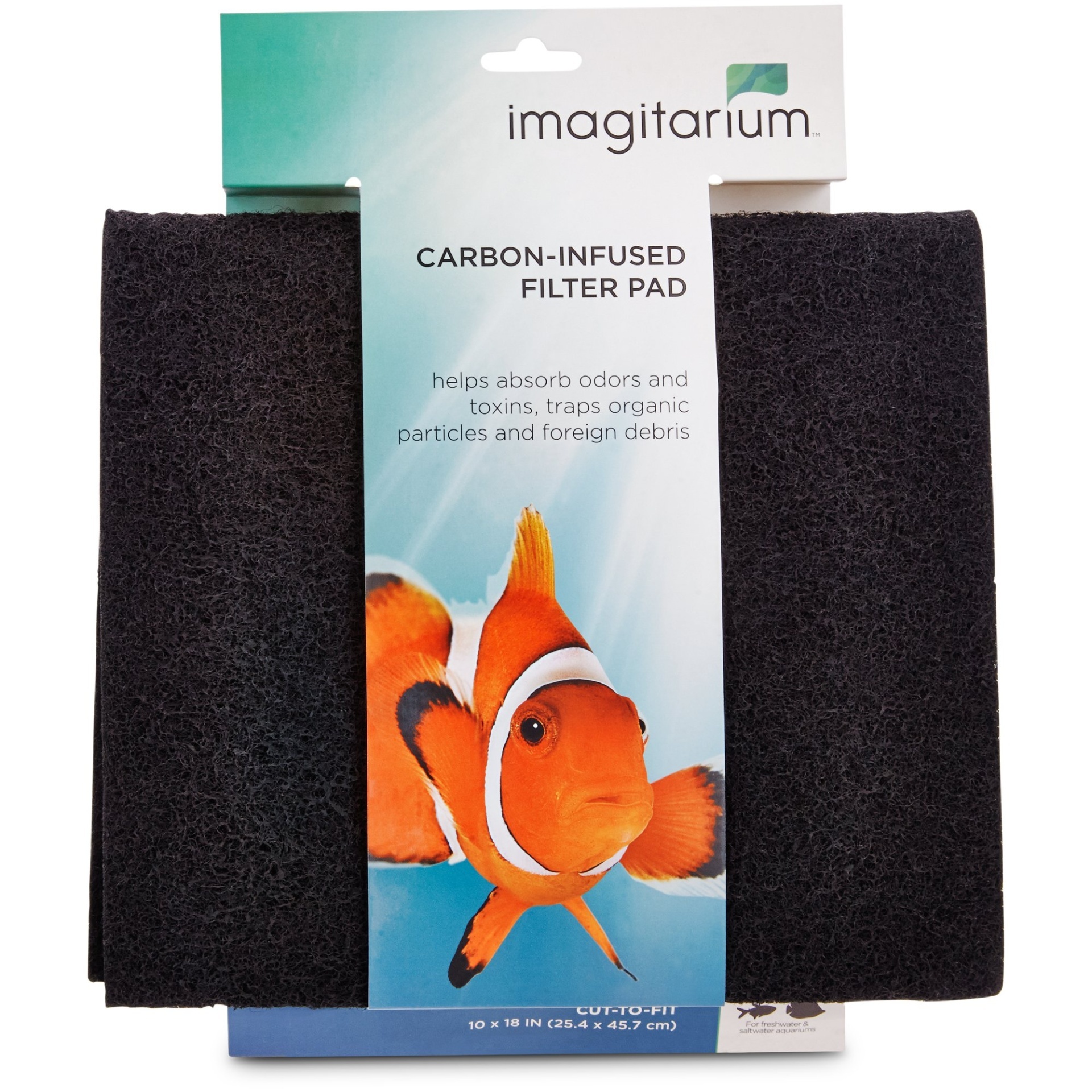 slide 1 of 1, Imagitarium Carbon-Infused Filter Pad, 10 in x 18 in