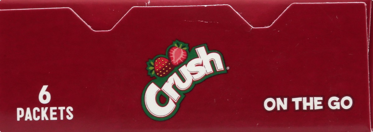 slide 4 of 13, Crush Sugar Free On the Go Strawberry Drink Mix - 6 ct, 6 ct