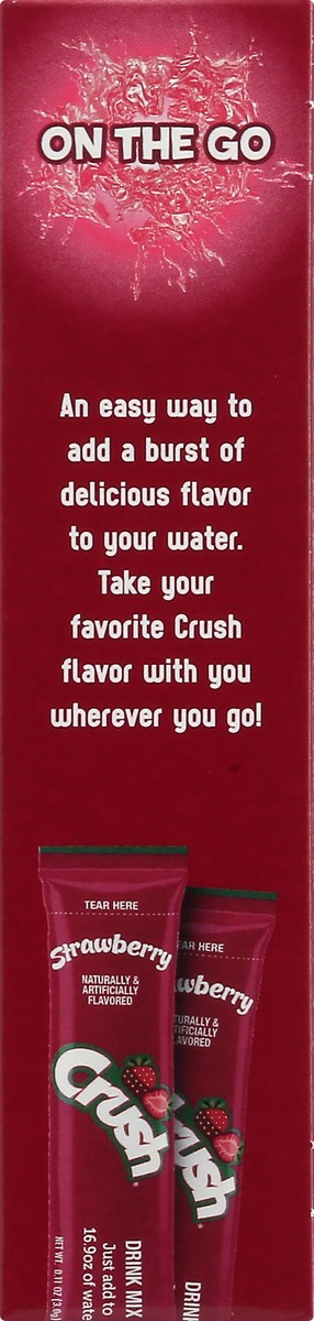 slide 8 of 13, Crush Sugar Free On the Go Strawberry Drink Mix - 6 ct, 6 ct