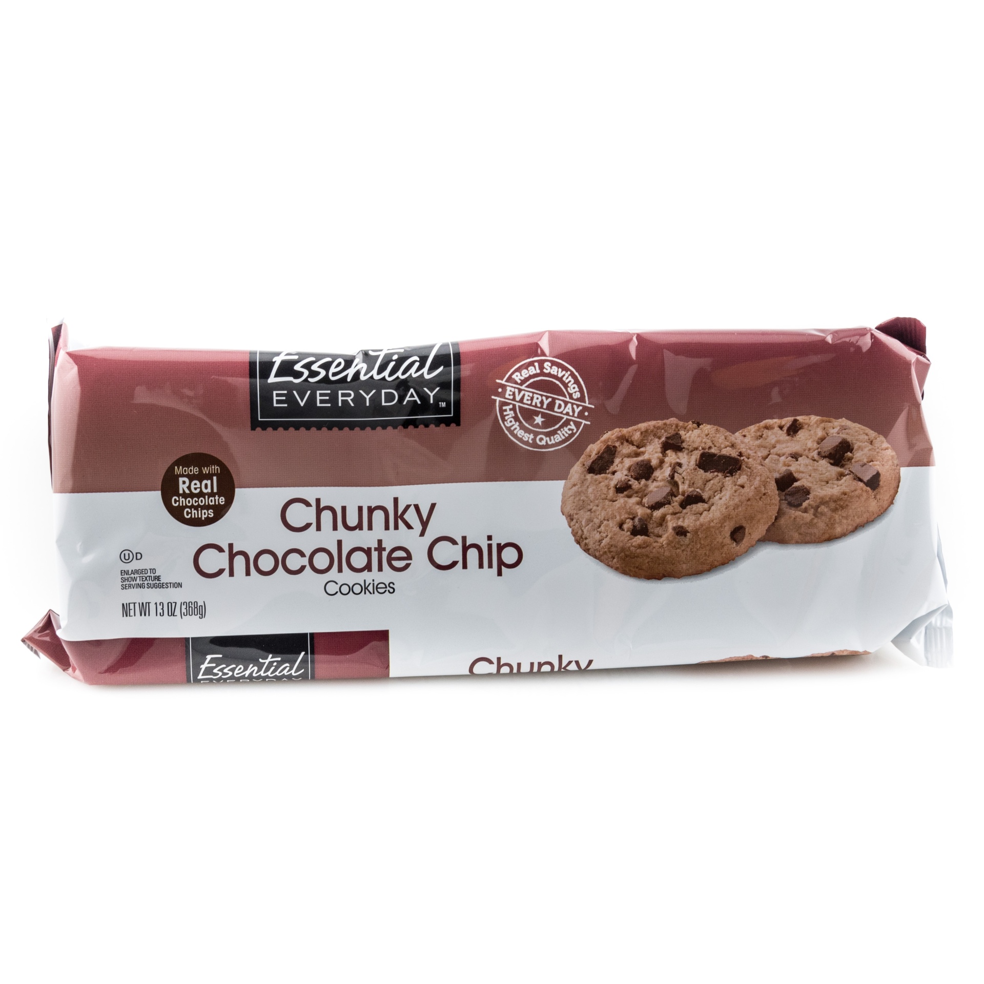 slide 1 of 1, Essential Everyday Choc Chip Cookie Chunky, 13 oz