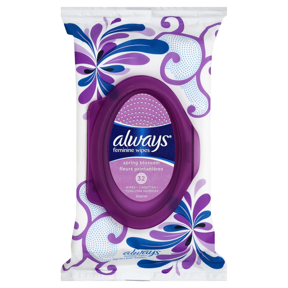 slide 5 of 5, Always Feminine Wipes 32 ea, 32 ct