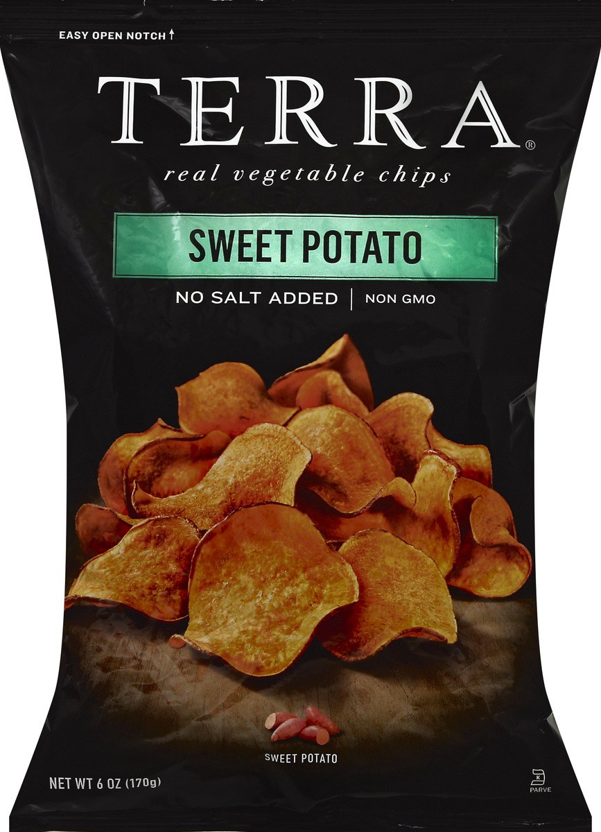 slide 6 of 6, Terra Sweet Potato Chips, 6 oz