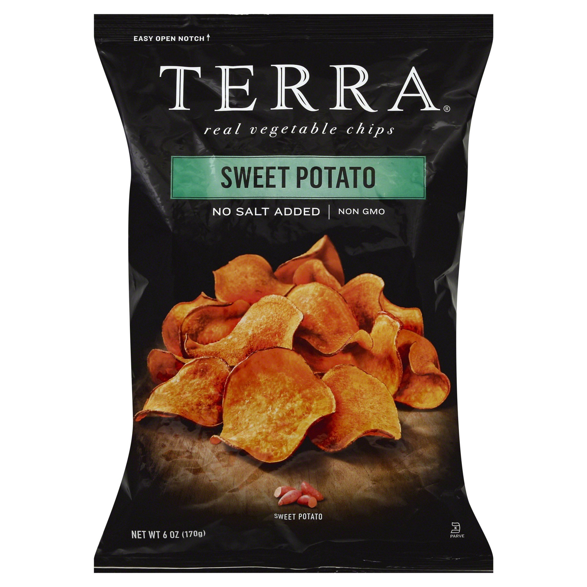 slide 1 of 6, Terra Sweet Potato Chips, 6 oz