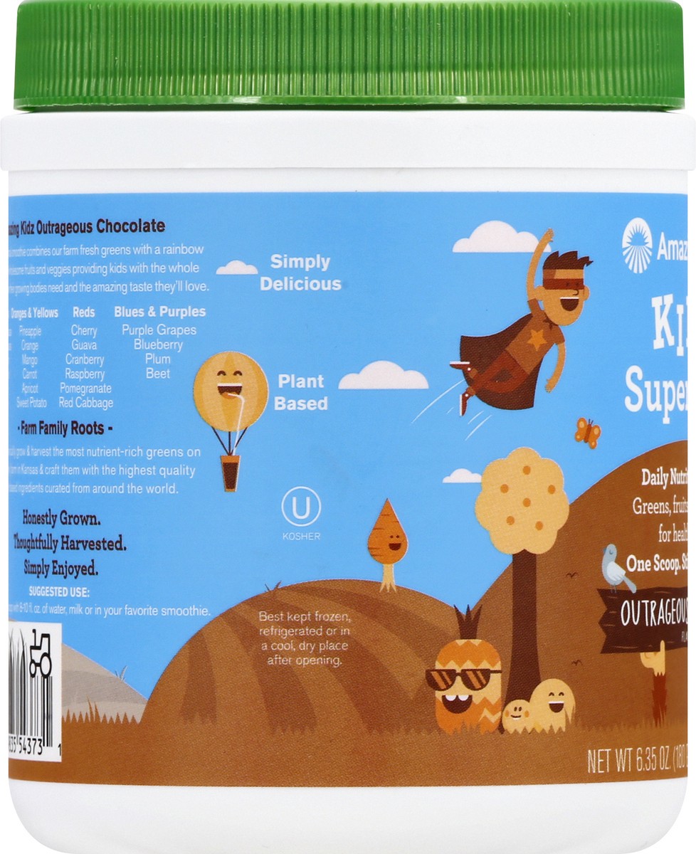 slide 8 of 13, Amazing Grass Outrageous Chocolate Flavor Kidz Superfood 6.35 oz, 6.35 oz