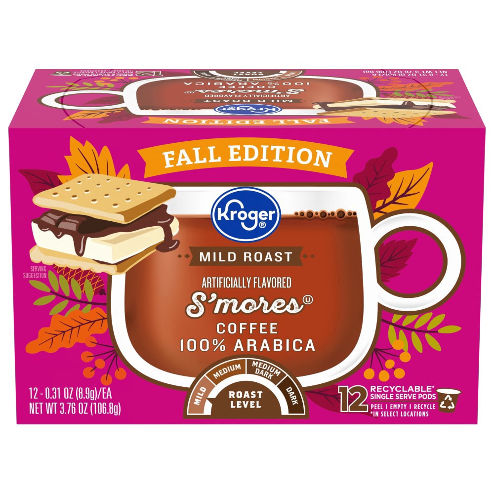 slide 3 of 3, Kroger S'More K-Cup Coffee Pods, 1.76 oz