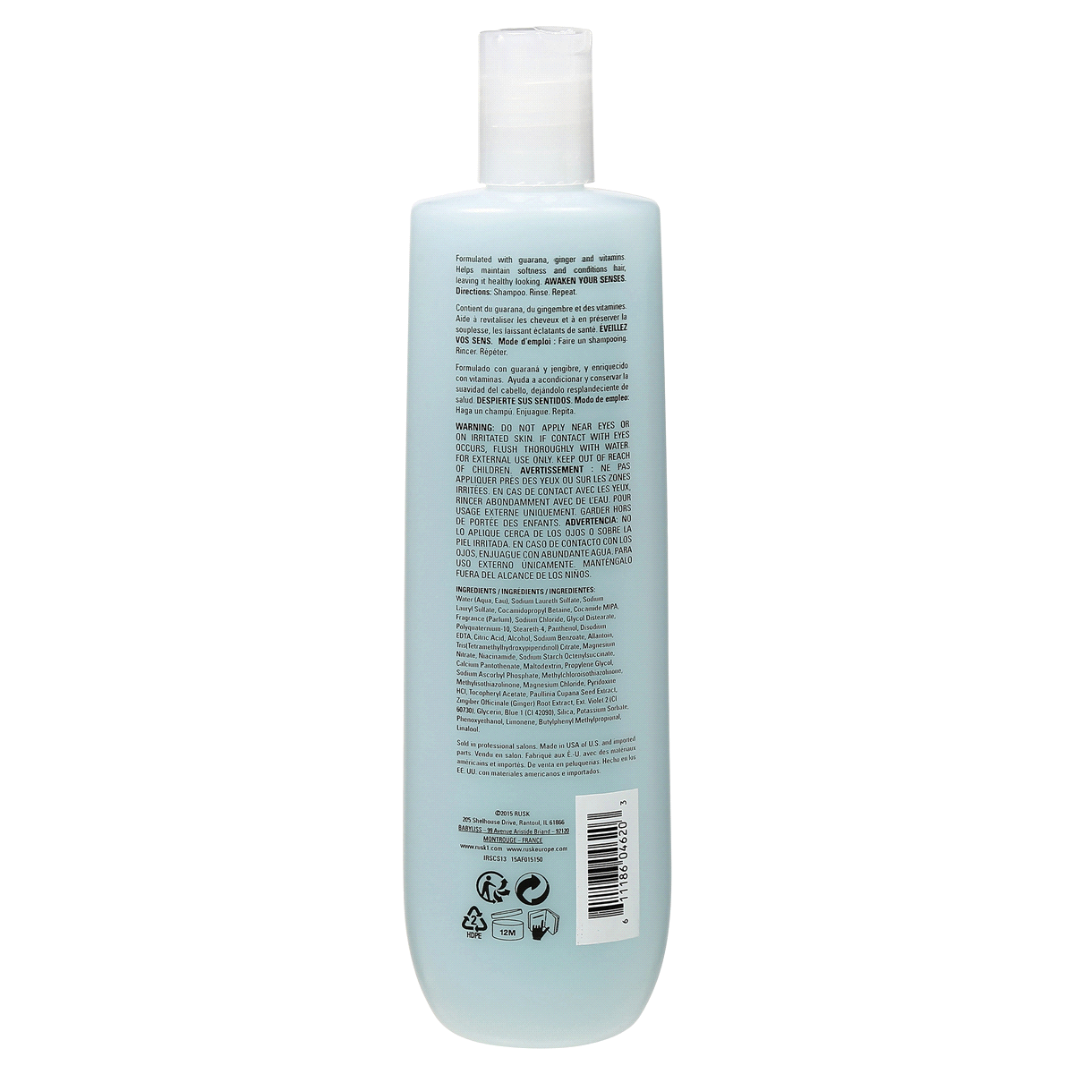 slide 2 of 2, Rusk Sensories Calm Guarana and Ginger Nourishing Shampoo, 13.5 fl oz