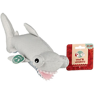 slide 1 of 1, Woof and Whiskers Hammerhead Plush Dog Toy, 1 ct