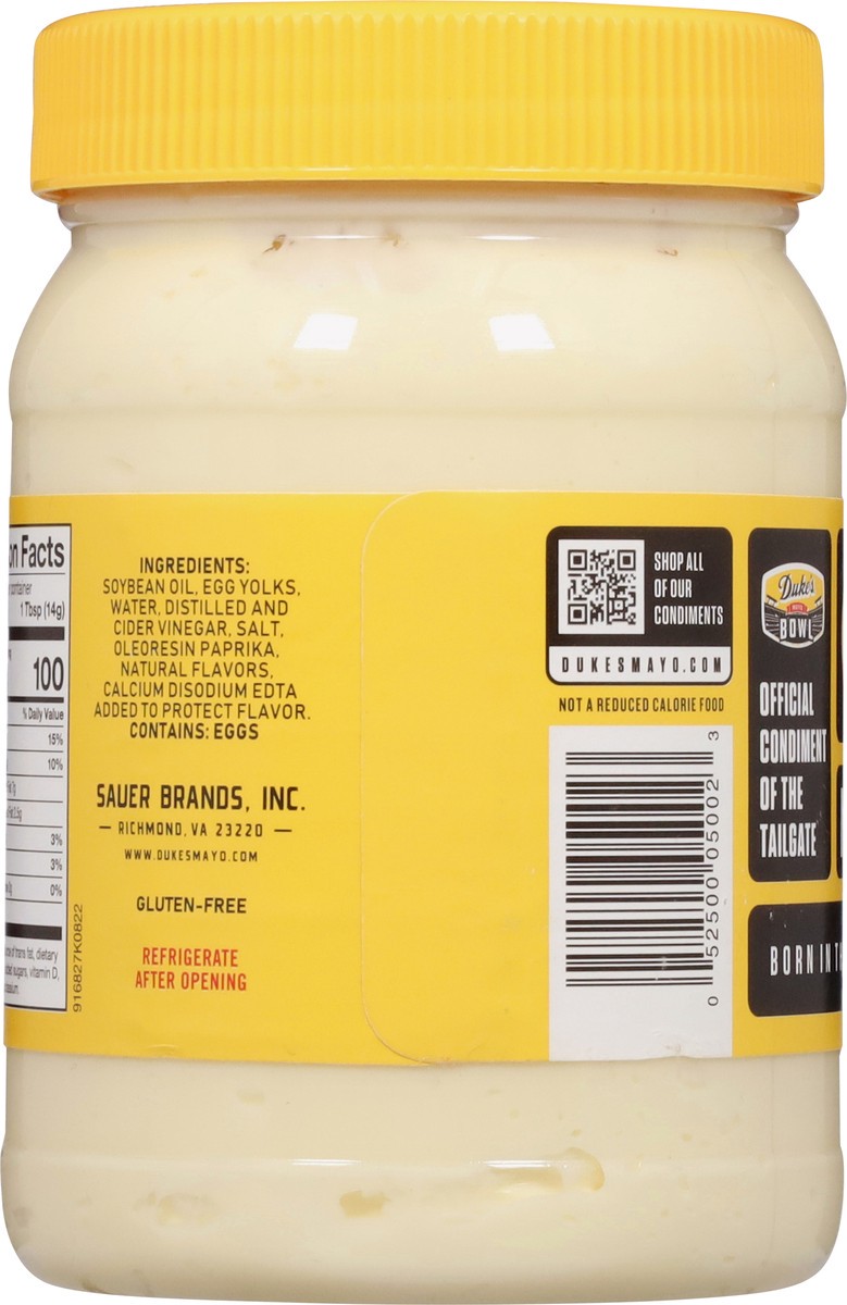 slide 11 of 13, Duke's Real Smooth & Creamy Mayonnaise 16 fl oz, 16 oz