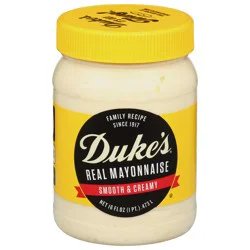 Duke's Real Smooth & Creamy Mayonnaise - 16 fl oz