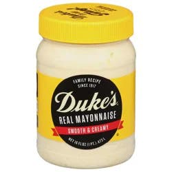 Duke's Real Smooth & Creamy Mayonnaise - 16 fl oz