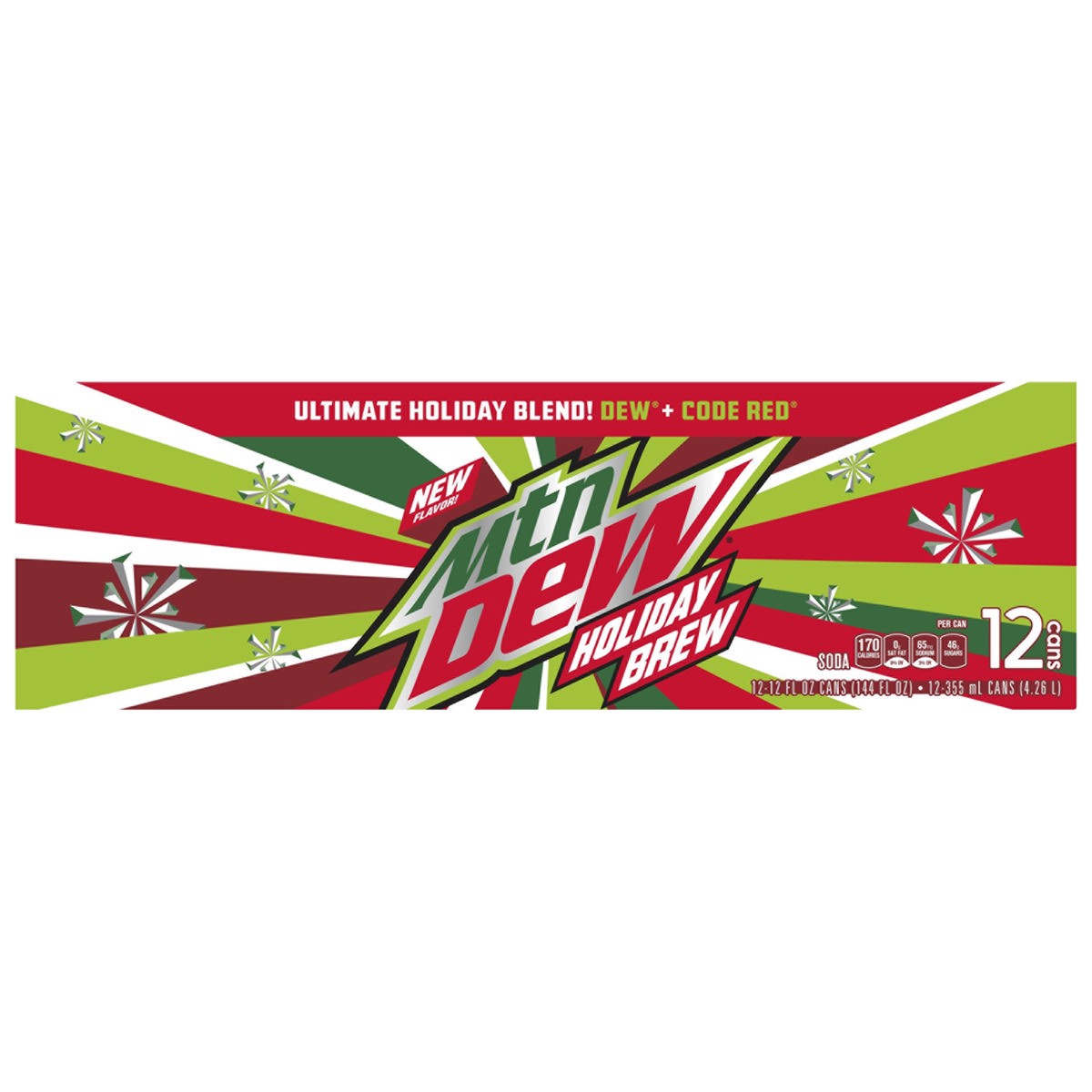 slide 1 of 4, Mountain Dew Soda, 144 oz