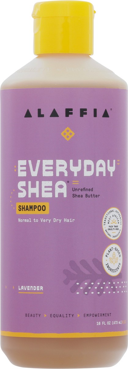 slide 2 of 9, Alaffia EveryDay Shea Unrefined Shea Butter Lavender Shampoo 16 fl oz, 16 fl oz