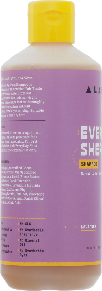 slide 8 of 9, Alaffia EveryDay Shea Unrefined Shea Butter Lavender Shampoo 16 fl oz, 16 fl oz