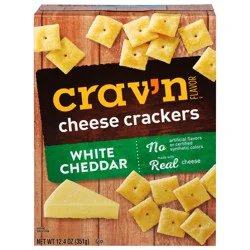 Crav'n Flavor White Cheddar Cheese Crackers 12.4 oz