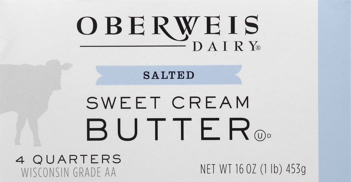 slide 3 of 13, Oberweis Salted Sweet Cream Butter 16 oz, 16 oz