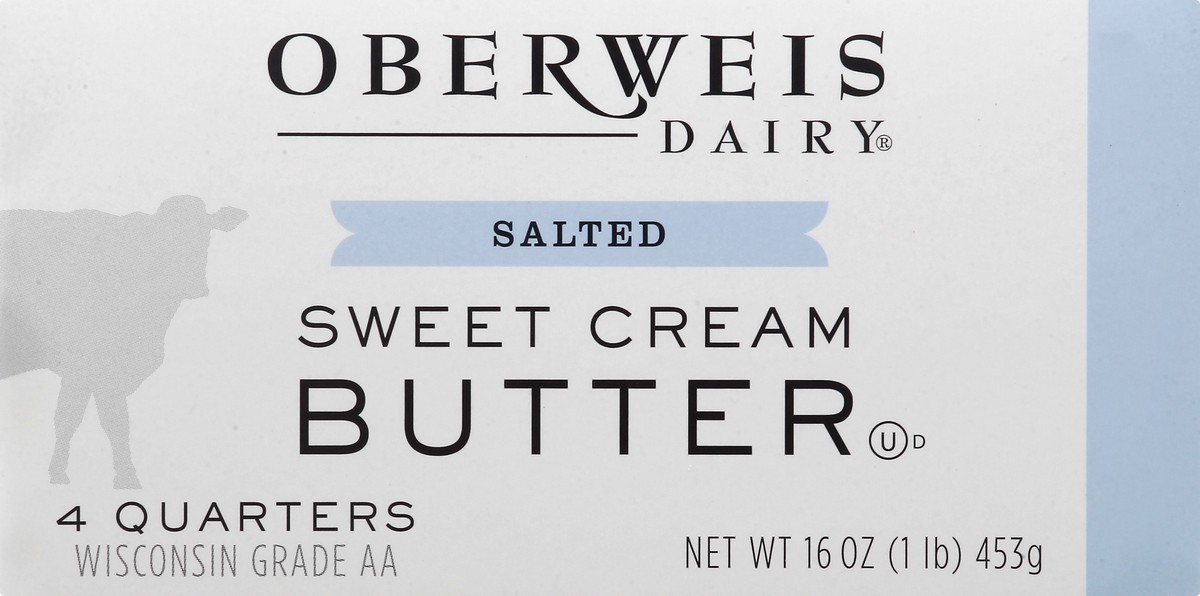 slide 10 of 13, Oberweis Salted Sweet Cream Butter 16 oz, 16 oz