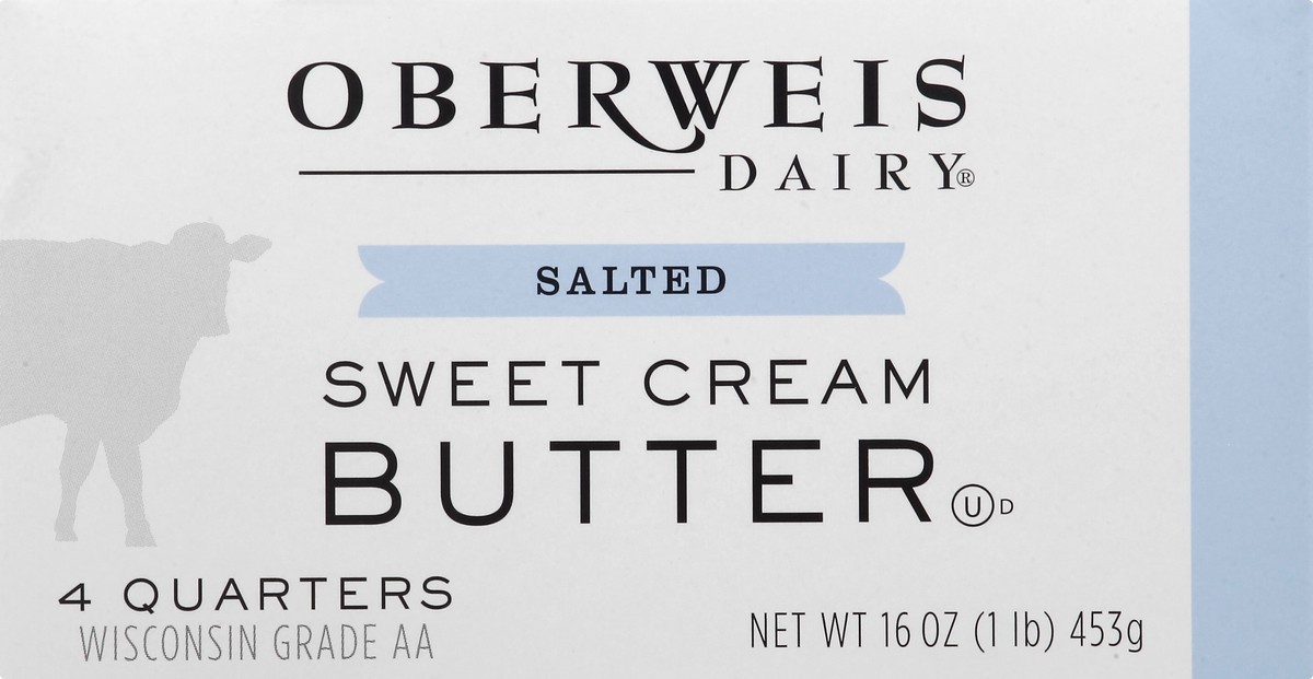 slide 1 of 13, Oberweis Salted Sweet Cream Butter 16 oz, 16 oz