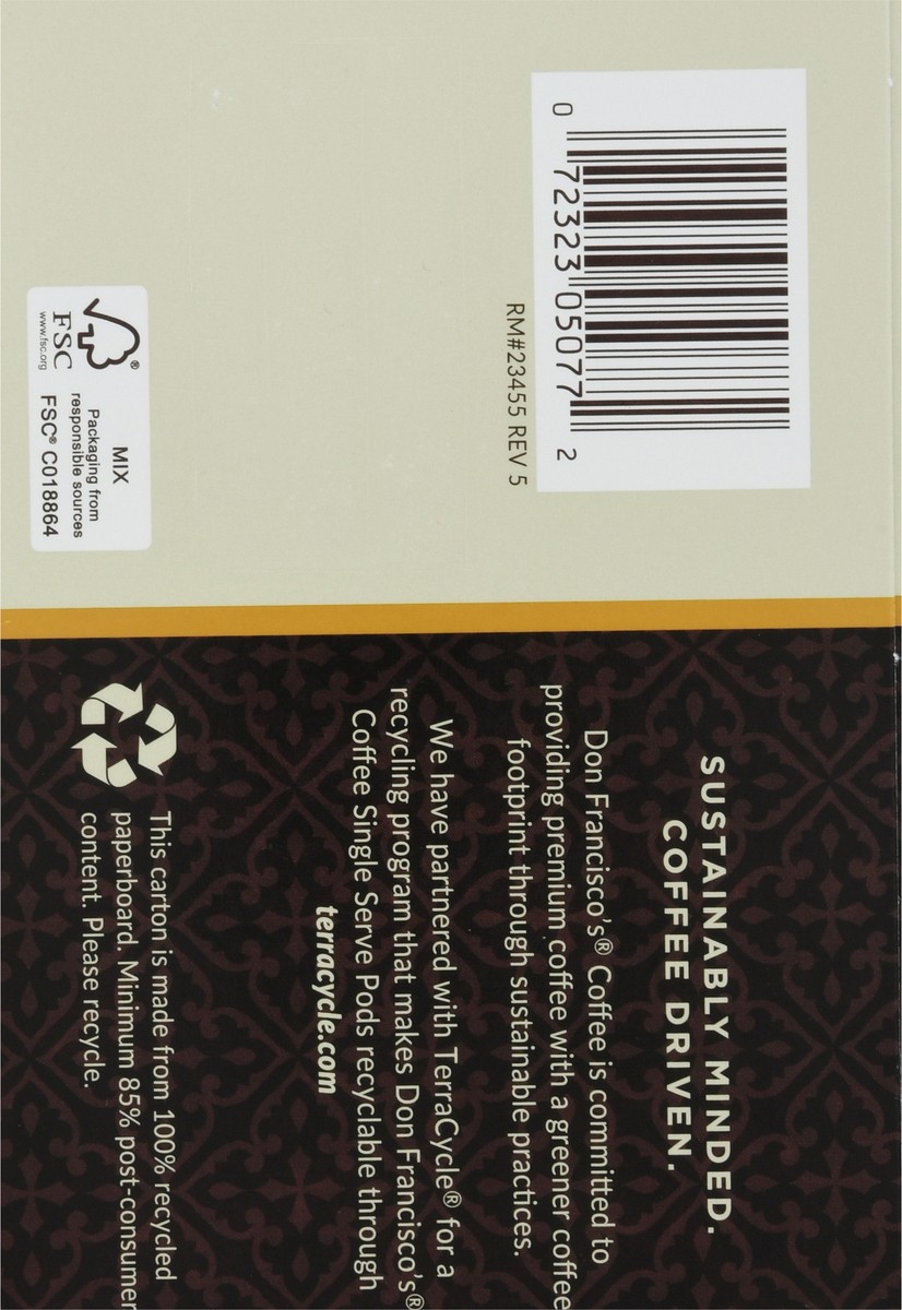 slide 16 of 16, Don Francisco's Coffee Family Reserve Vanilla Nut Coffee Single Serve Cups - 12 ct; 0.33 oz, 12 ct; 0.33 oz