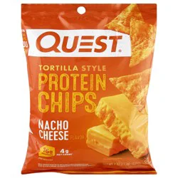 Quest Protein Chips, Nacho Cheese Flavor, Tortilla Style - 4 oz