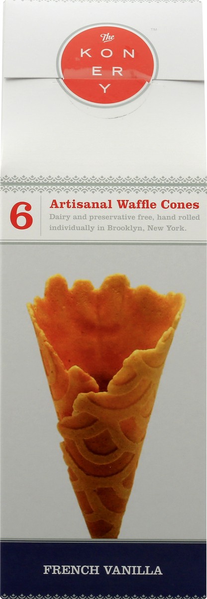 slide 12 of 13, The Konery Waffle Cones 6 ea, 6 ct