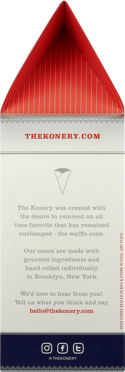 slide 7 of 13, The Konery Waffle Cones 6 ea, 6 ct