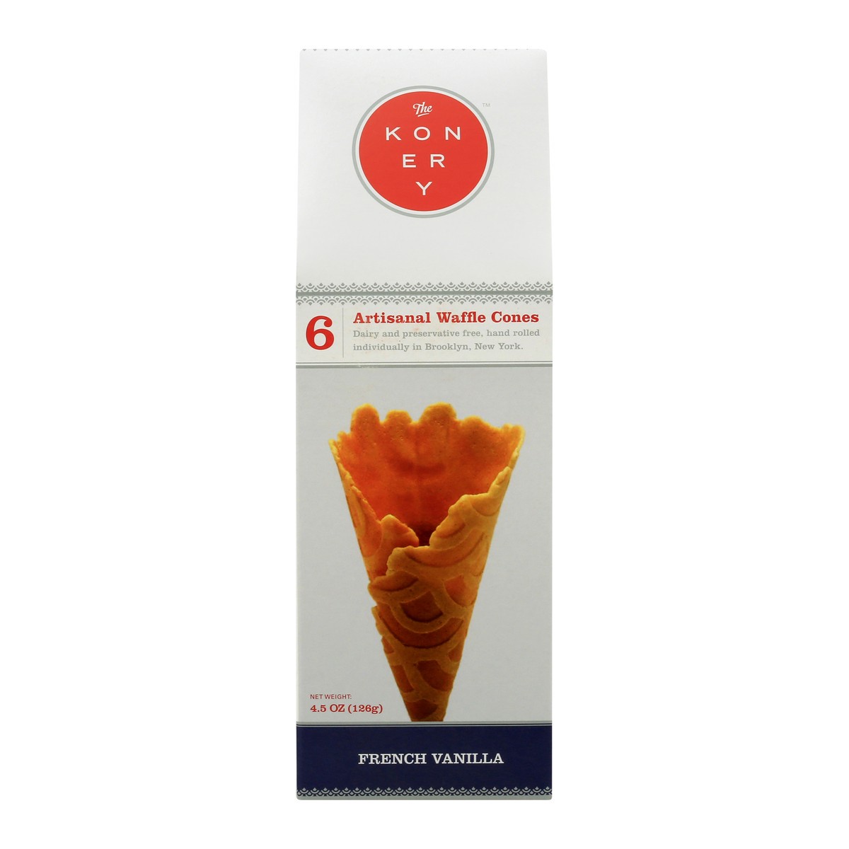 slide 1 of 13, The Konery Waffle Cones 6 ea, 6 ct