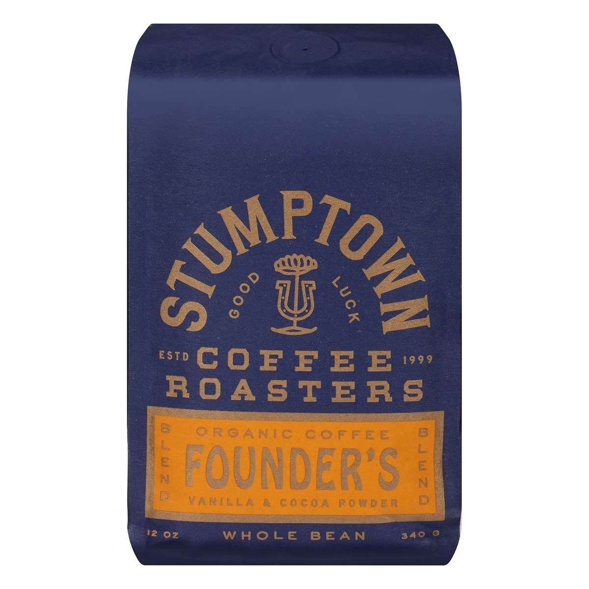 slide 9 of 12, Stumptown Coffee Founder's Blend Vanilla & Cocoa Powder Organic Whole Bean Coffee Stand Up Bag - 12 oz, 12 oz
