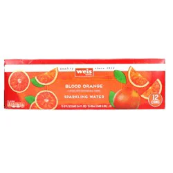 Weis Quality Blood Orange Sparkling Water - 144 fl oz