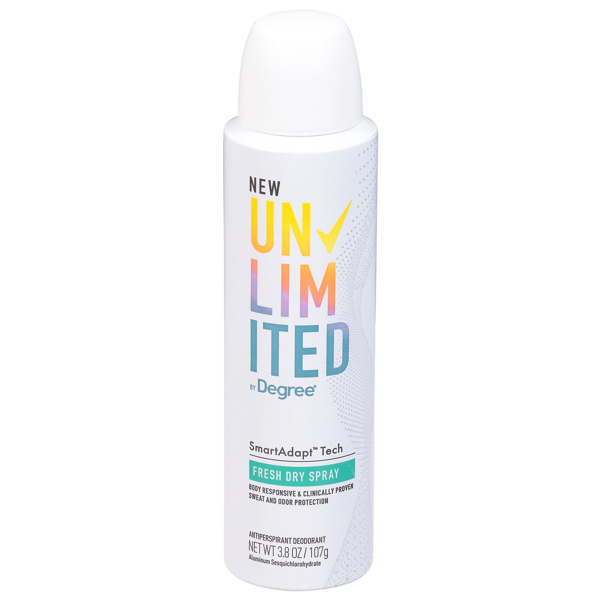 slide 1 of 22, Degree Unlimited Fresh Dry Spray Antiperspirant Deodorant 3.8 oz, 3.8 oz